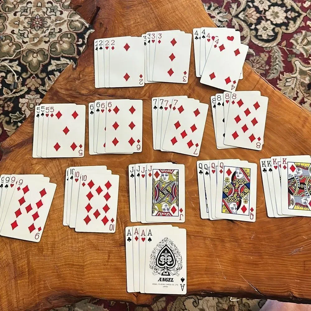 Thailand Air Playing Cards Vintage 80s. Full Deck except Jokers